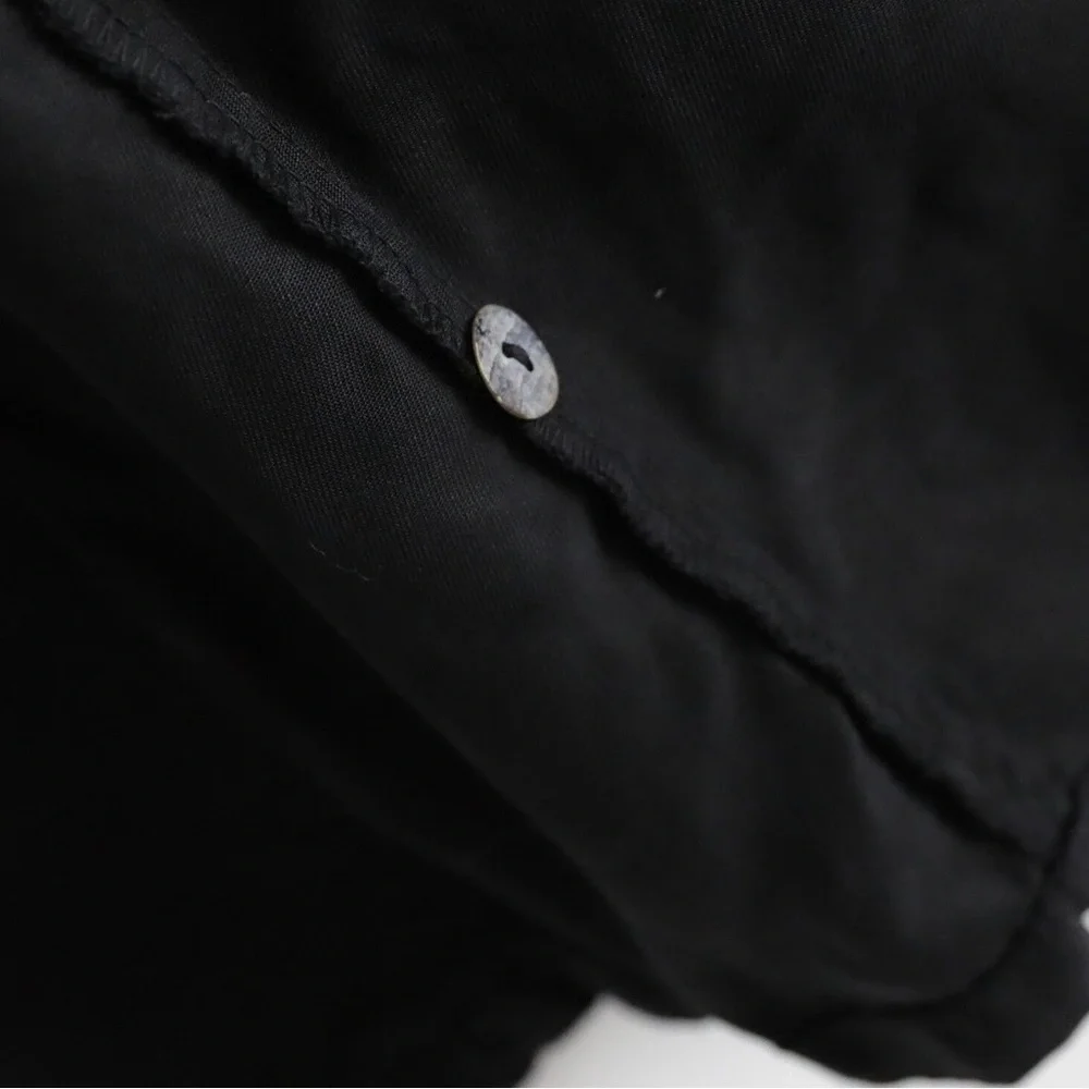 Click Color me Cotton oversized long cardigan jacket buttoned L large layering - Picture 5 of 8